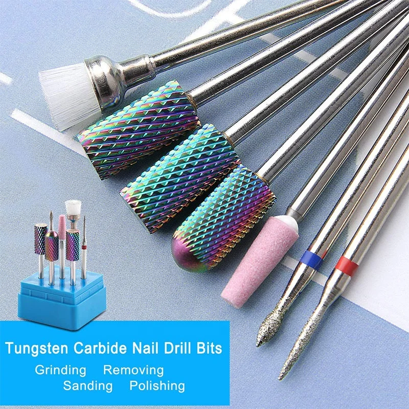 
Round Cylinder Shaped nail bits carbide nail drill Tungsten Alloy Bits 