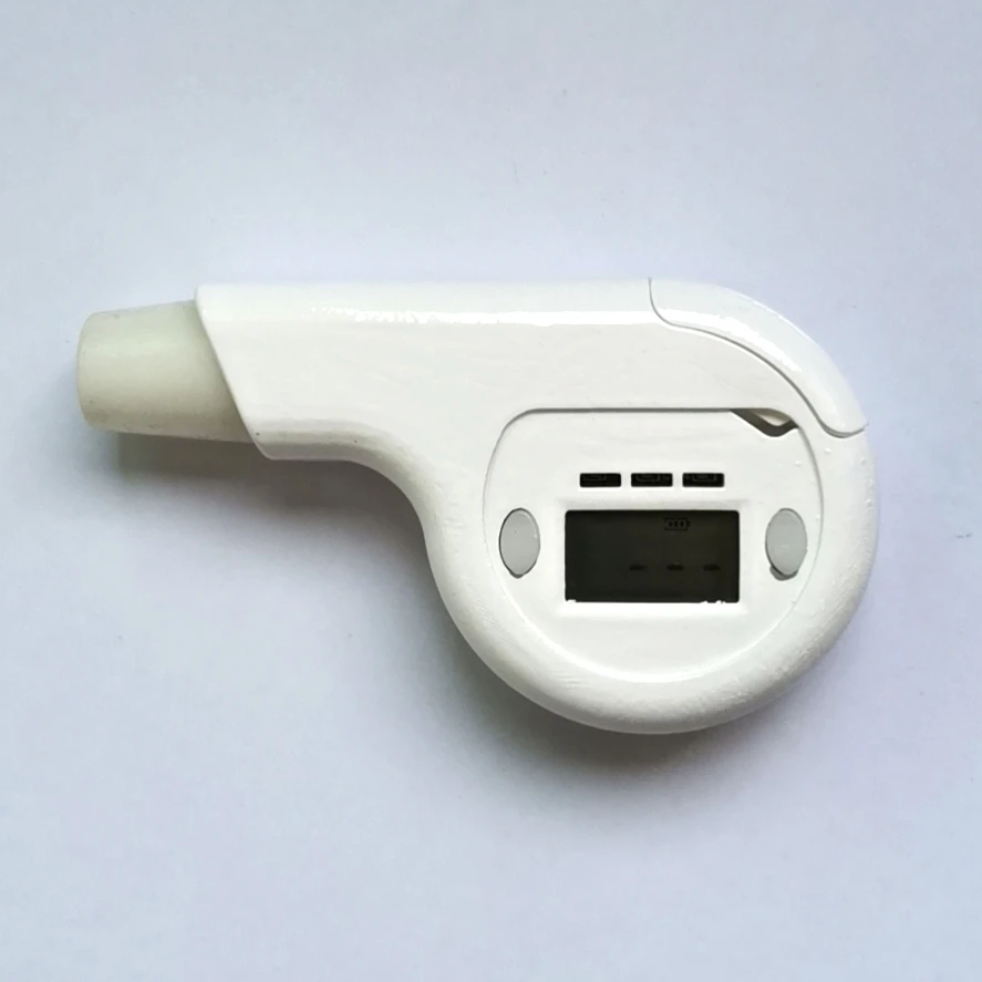 Digital LCD Display Peak Flow Meter  Non-contact Painless Spirometry Instrument Analyzer  Vital Capacity Tester JSC-618