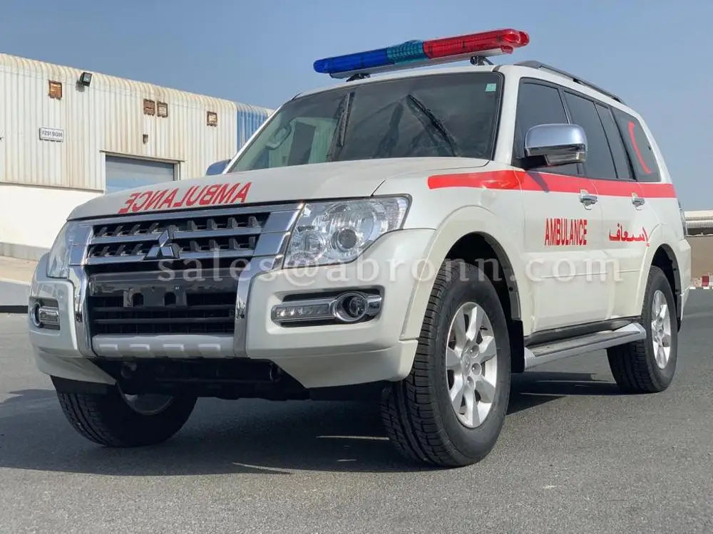 
New Condition Hospital Emergency Ambulance Car High Roof Pajero Ambulance Car 