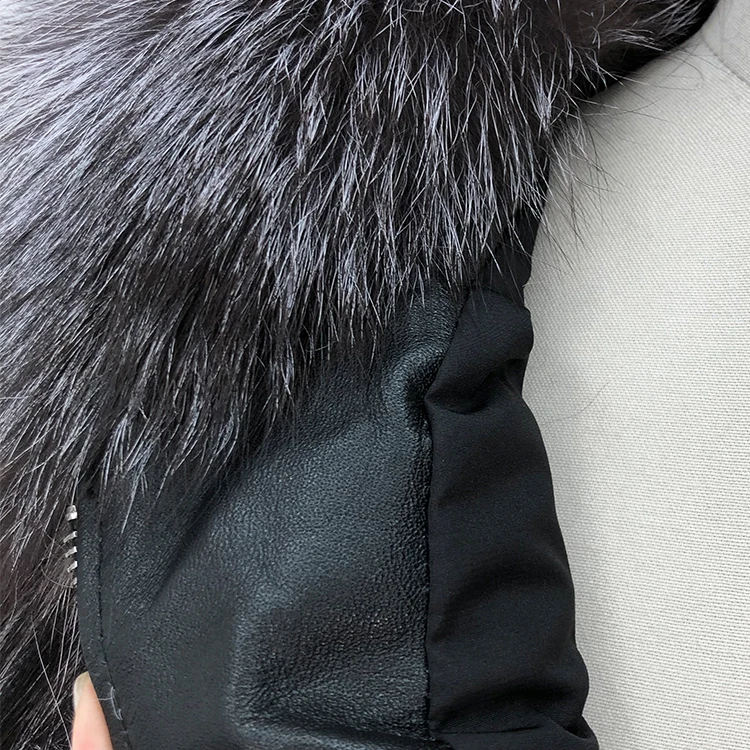 2021 New factory direct 100% real fox fur coat for women winter luxury fur garment