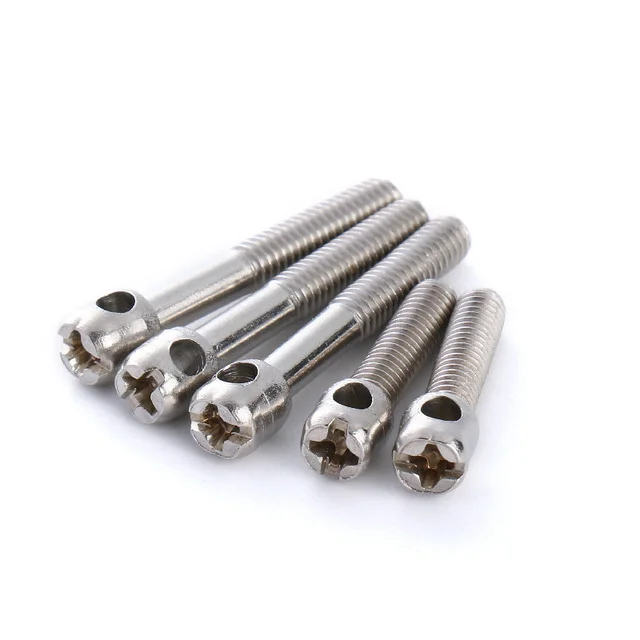 LEITE Manufacturer DIN 404 M3 M4 M5 M6 stainless steel meter sealing slotted capstan screw