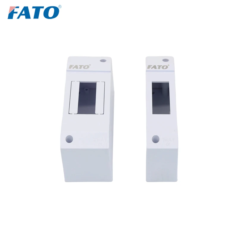 FATO CHG ABS Dustproof Power Distribution Box DIN Rail Junction Protection Case 1Way 2Way 4Way 6Way MCB C45 Distribution Boxes