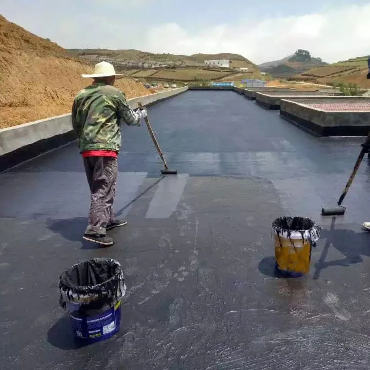 Hot Sale Ready To Use Elastomeric Liquid Bitumen Rubber Membrane Waterproof Coating For Roof Waterproofing Coating