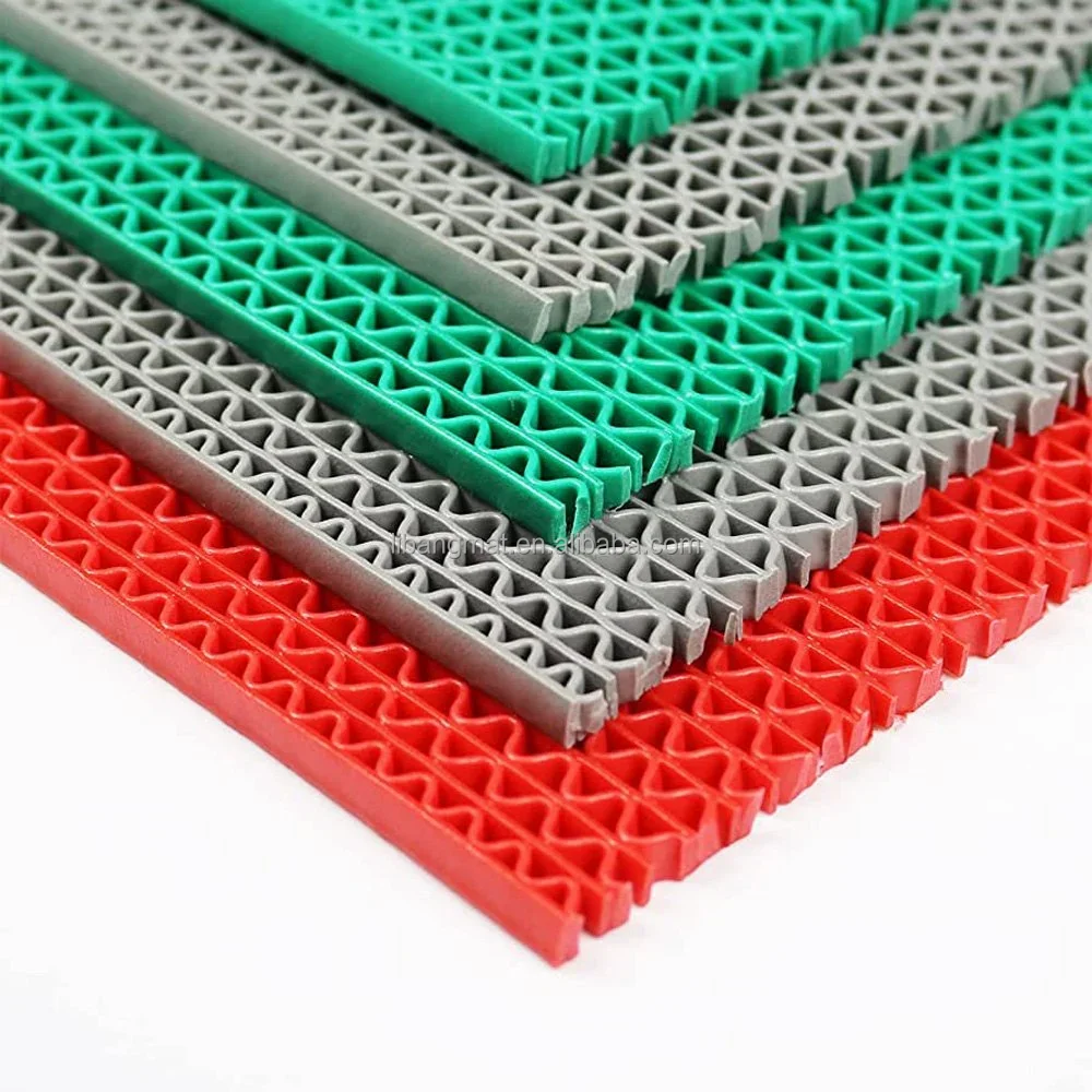 Modern Anti-Slip PVC Puzzle s Mat z Type Mat Waterproof Entrance Carpet for Bathroom Kitchen Washable for Home or Hotel Use