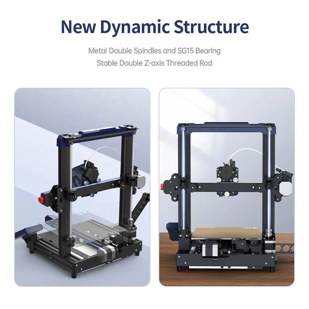 Оптовая продажа 5X более быстрая скорость печати Anycubic Kobra 2 FDM 3D-принтер накаливания