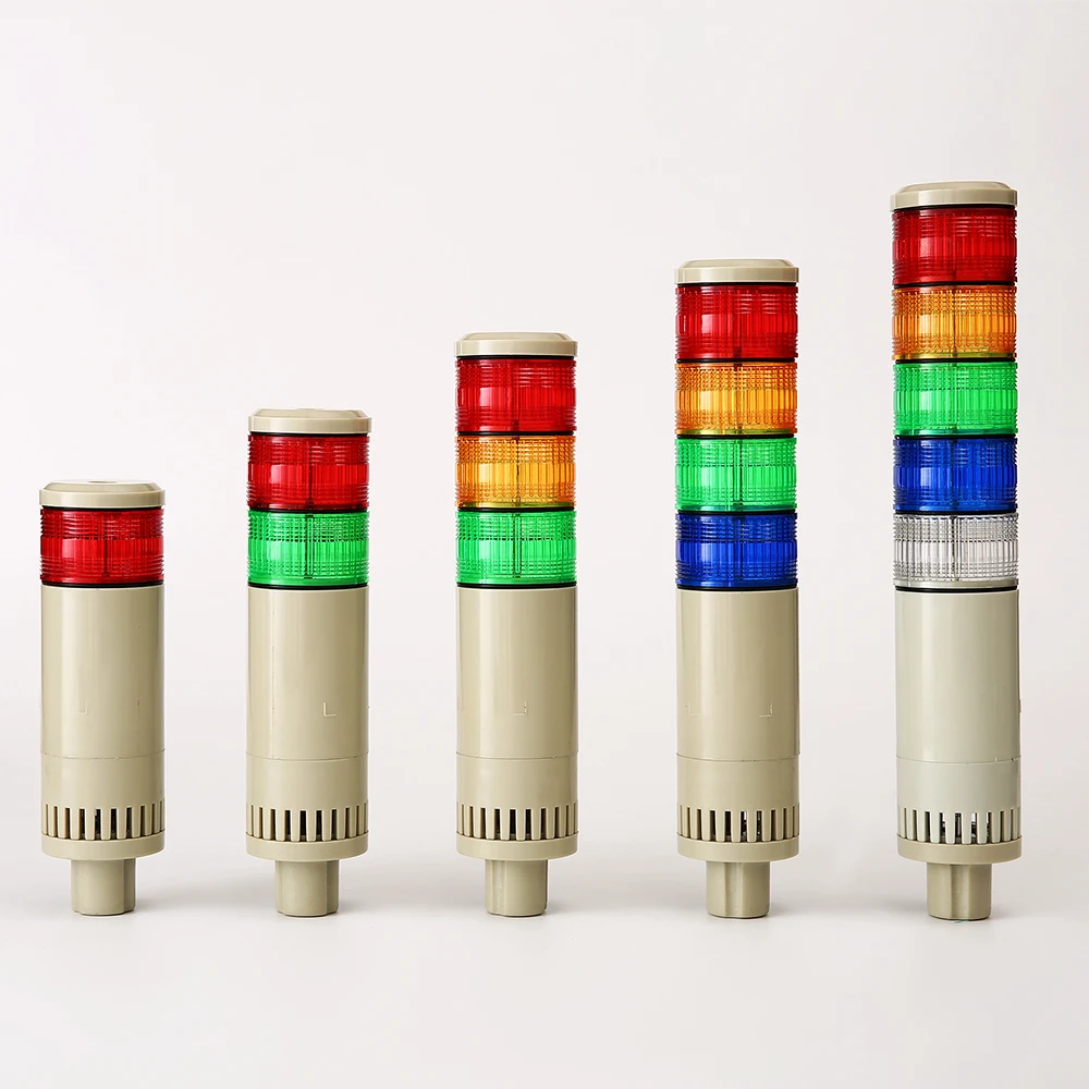 Industrial indicator lamp 3 lights led signal tower light with buzzer