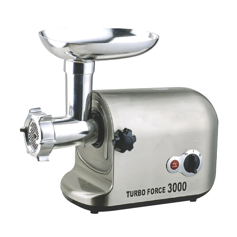 Best Quality Multiple Mincing Modes Heavy Duty Meat Grinder Machine Industry Meat Grinder Machine 1200W Stainless Steel ABS