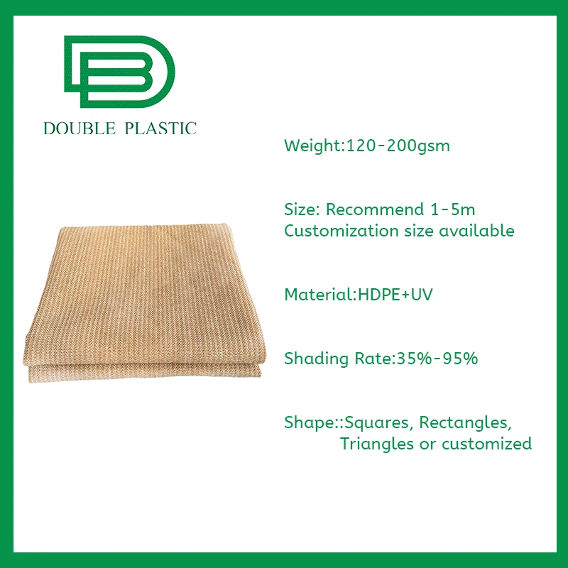 Triangle Shade Sails Garden Car Parking Shades Anti UV 100% HDPE Outdoor Playground Garden Netting Shade Sail