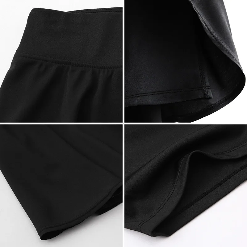Women Sports Quick-drying Skirt Pants  Dance Yoga Training With Anti-exposure Inner Shorts