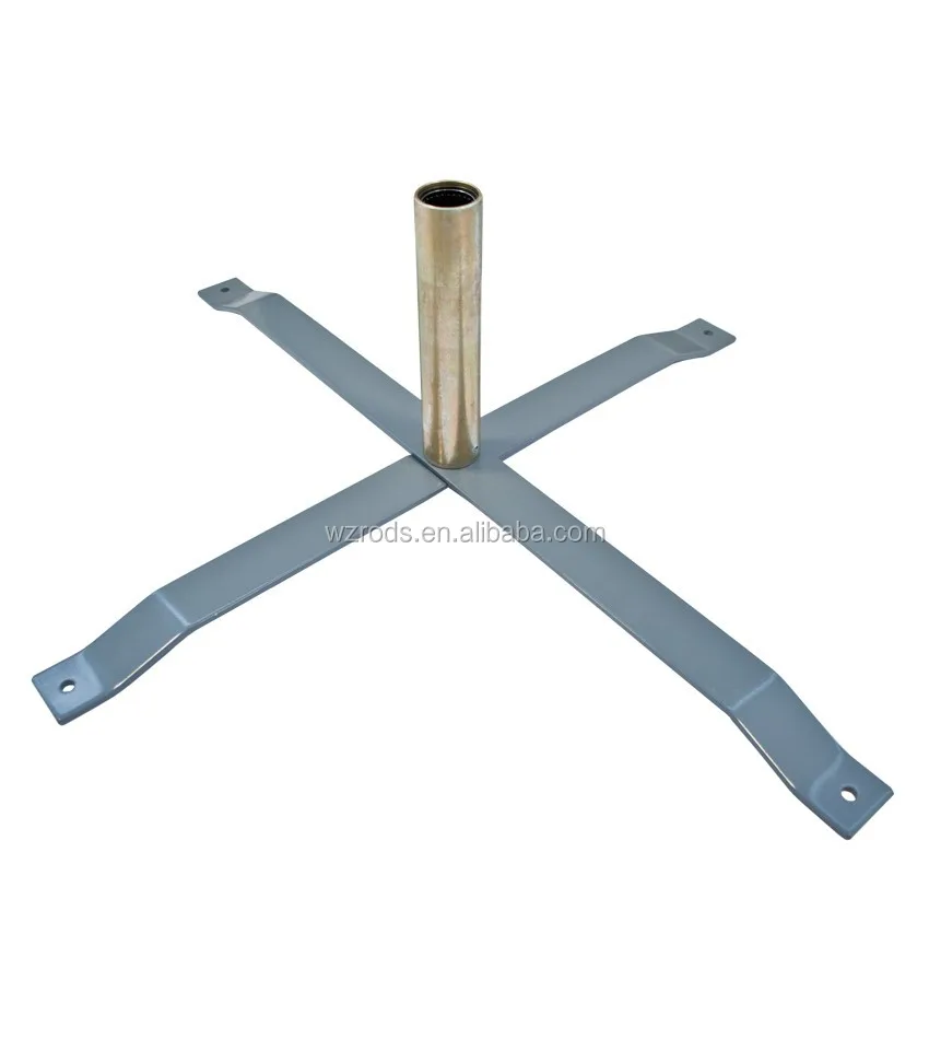 Weihai WZRODS Hardware Ball Bearing Metal X Steel Cross Stainless Flag Pole Holder For Advertising Stand