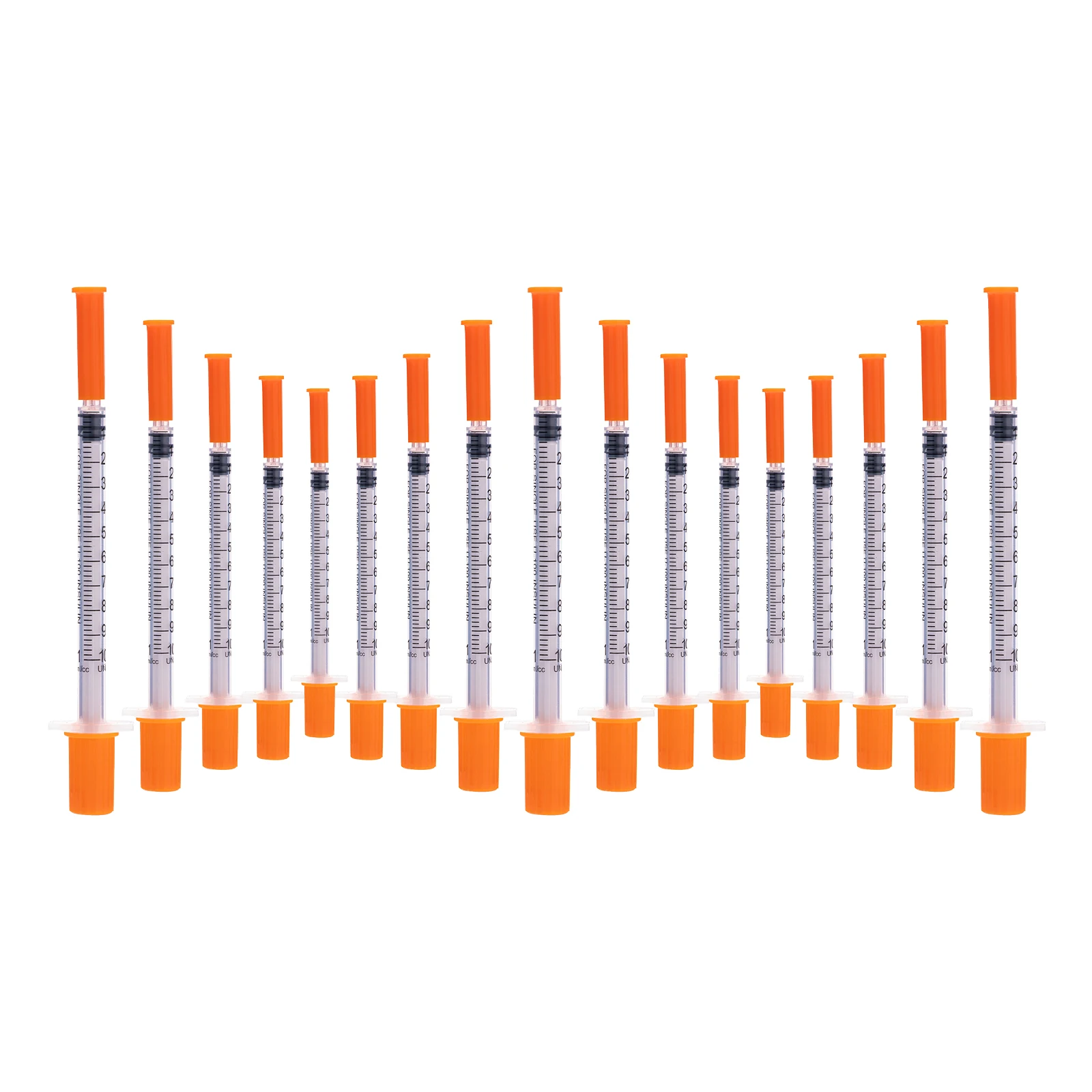 Medical Disposable Sterile 32 gauge Insulin Syringe with Fixed Ultra Fine Needle U-40/U-100 0.3ml 0.5ml 1ml