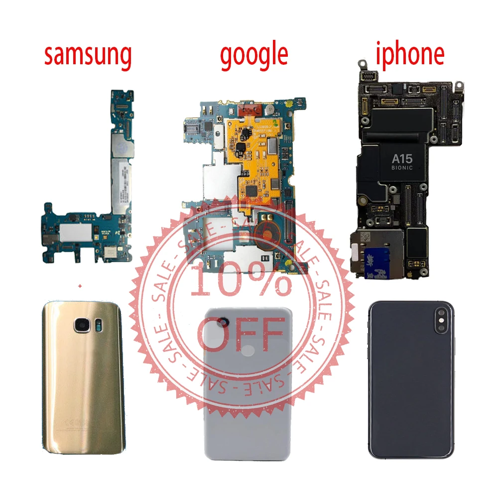 64GB 128GB 256GB 512GB 100% Original Unlocked Mobile Phone Motherboard with Face ID for iPhone X XR XS Max 11 11Pro Pro Max