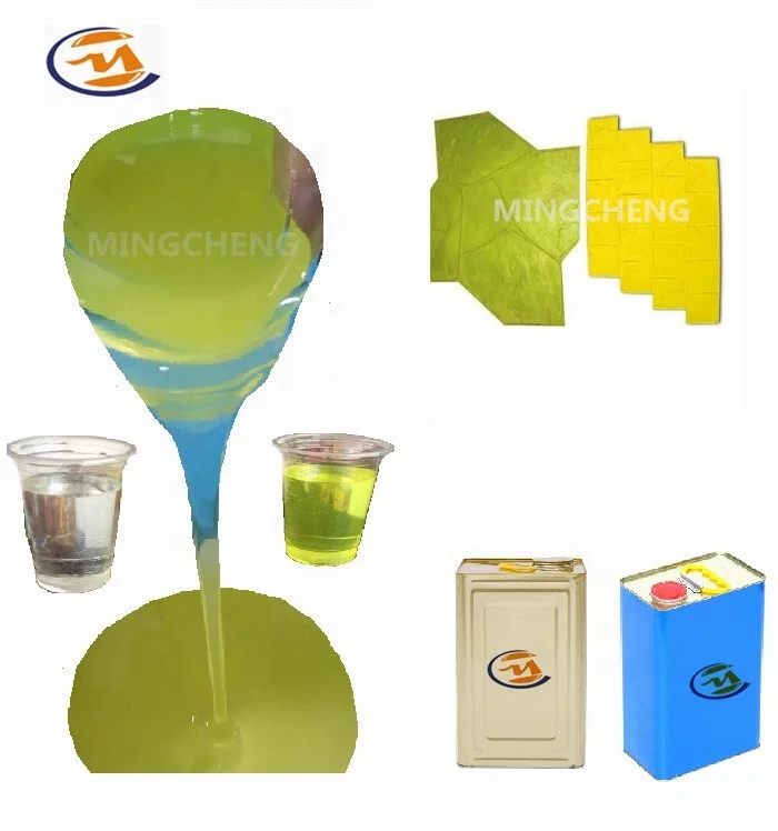 1:1 Mix Ratio RTV Urethane Mold Rubber Concrete Stamping Liquid Polyurethane Rubber