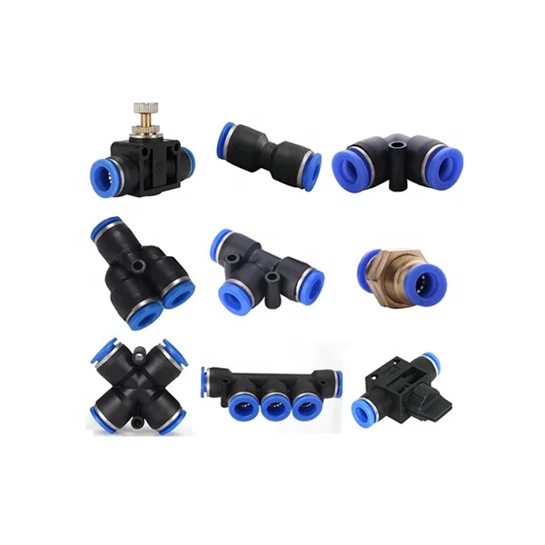PU PV PY PE PM PZA PK HVFF SA T/Y/L Straight type 4 6 8 10 12 14 16mm pneumatic fittings for air water hose tube connector