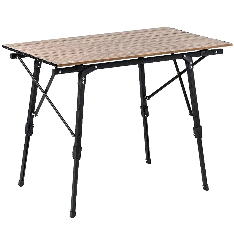 YILU портативный походный стол для пикника Регулируемый кемпинг алюминиевый складной стол