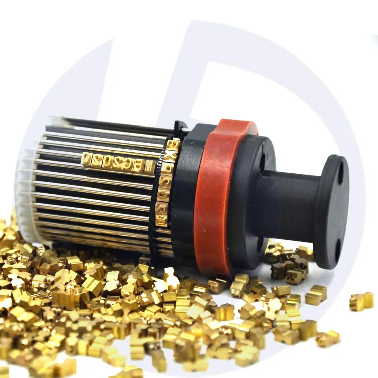 stamp hot letter HP241 coding letters 2*3*15 2*4*15 hot foil coding machine stamping letters