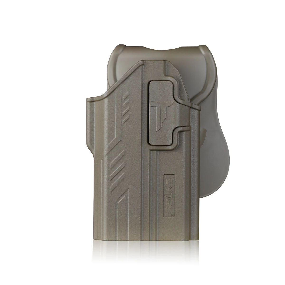 Cytac Waist FDE Color Tactical Holster For Glok G17 G22 G31 with Light