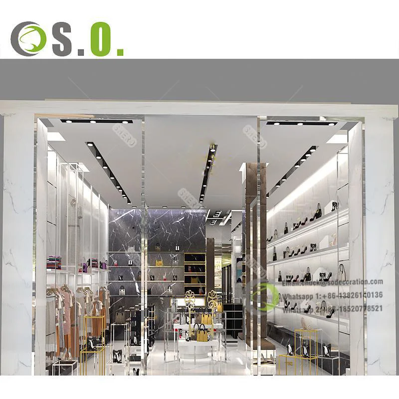 Modern Shoe Shop Furniture  Boutique Metal Display Shelf  Shoe Shops Cabinet