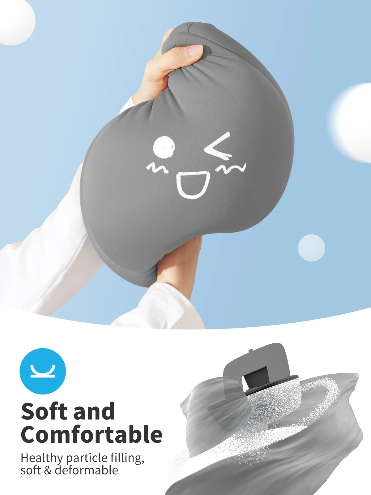 Новинка от производителя, подставка для ноутбука SAIJI, складная подушка с наполнителем из пенополистирола, подставка для планшета, подставка для кровати и стола