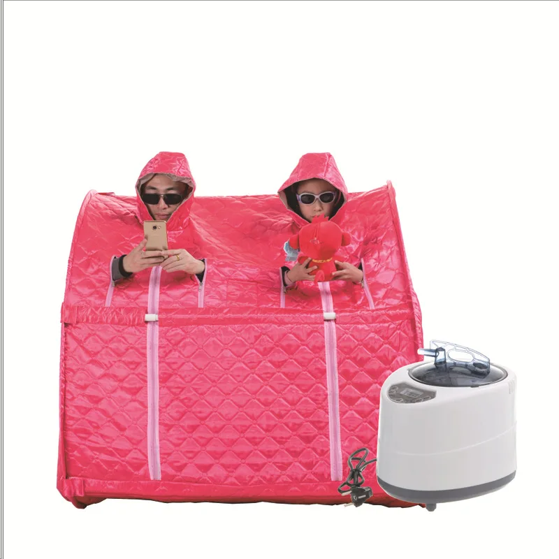 Сауна для похудения с подогревом для похудения и детоксикации, сауна для пота с паровой комнатой на 2 человека