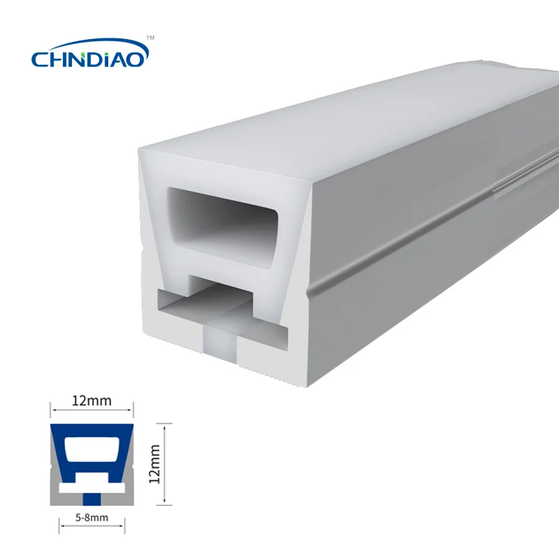 IP67 flexible neon silicon tube led light strip profiles waterproof silicone sleeve tube