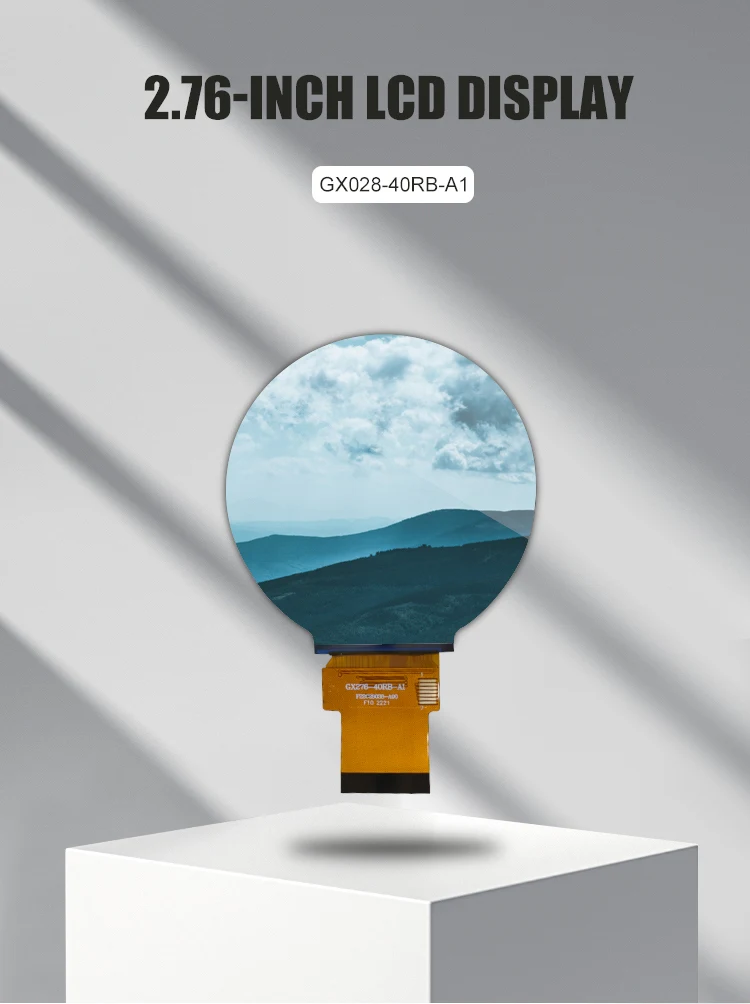 Factory outlet 1.28 2.1 5inch round lcd circular display ips tft screen circle touch screen panel  400cd SPI 240(RGB)x240