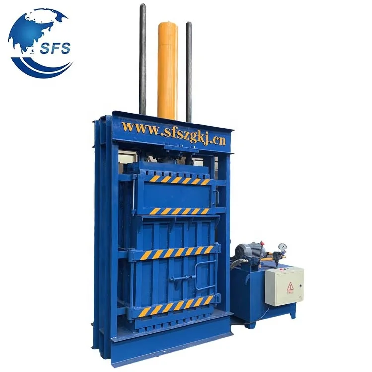 Vertical Waste Hydraulic Cardboard Paper PET Baler Machine