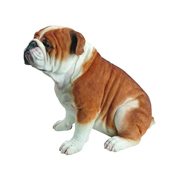 Vivid Arts High Quality Large Bulldog Statue Resin Ornament
