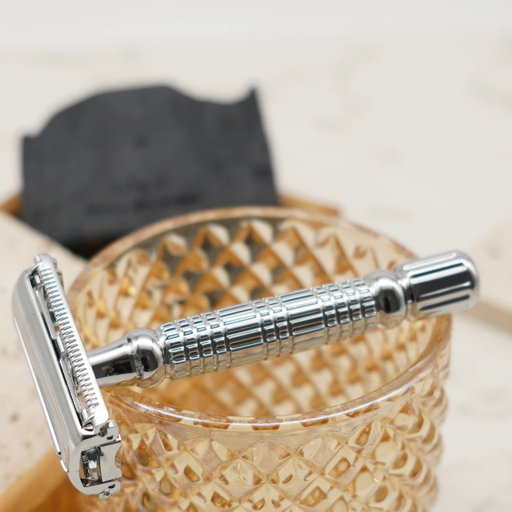 Retro style Metal Shaving razor Butterfly open head classical Double Edge Safety Razor