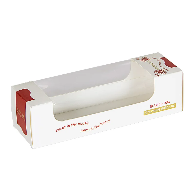 Box Bread Factory Brown Kraft Dessert Box Loaf Packaging Paper Bread Box With Clear Window