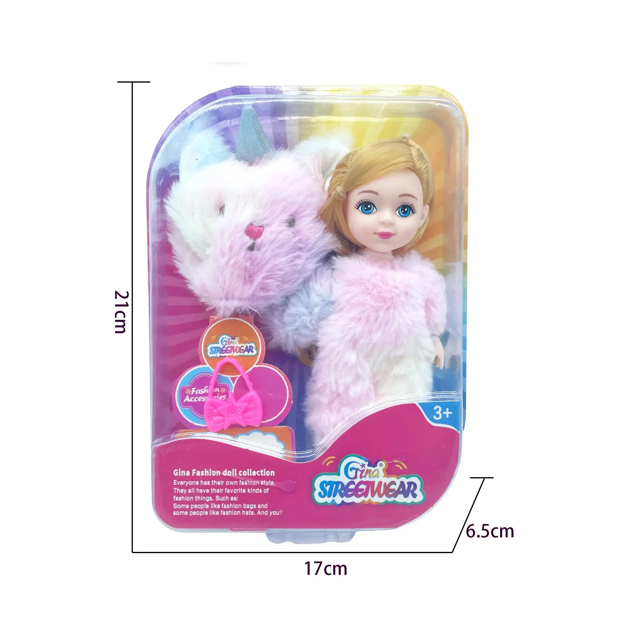 Fashion doll clothing Wholesale 6 Inch Doll for girl Beautiful Girls Toys 13 Joints Movable Unicorn/Rabbit