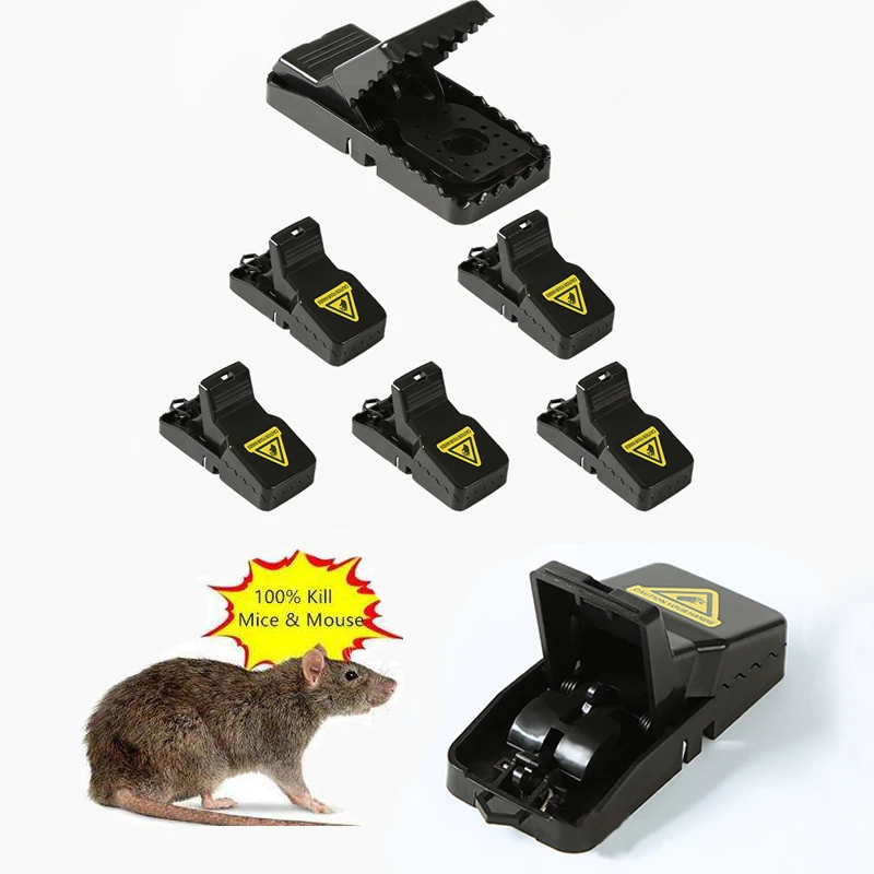 Reusable Plastic Mice Mouse Trap Rat Catching Small Rat Traps Mouse Snap Traps Rodent catcher for Home