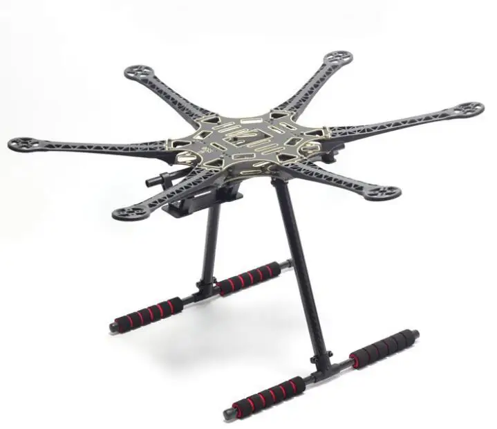 S550 F550 500 Upgrade Hexacopter Frame Kit with Unflodable Landing Gear for FPV Quadcopter Drone