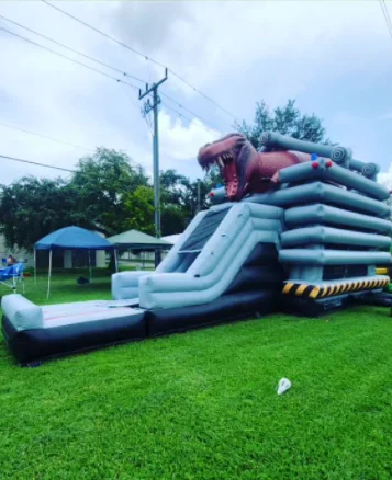 Lilytoys Outdoor Party Rental Attractive Kids Adults Bouncer Jumping Castle Combo Inflatable Dinosaur Bouncy Castle