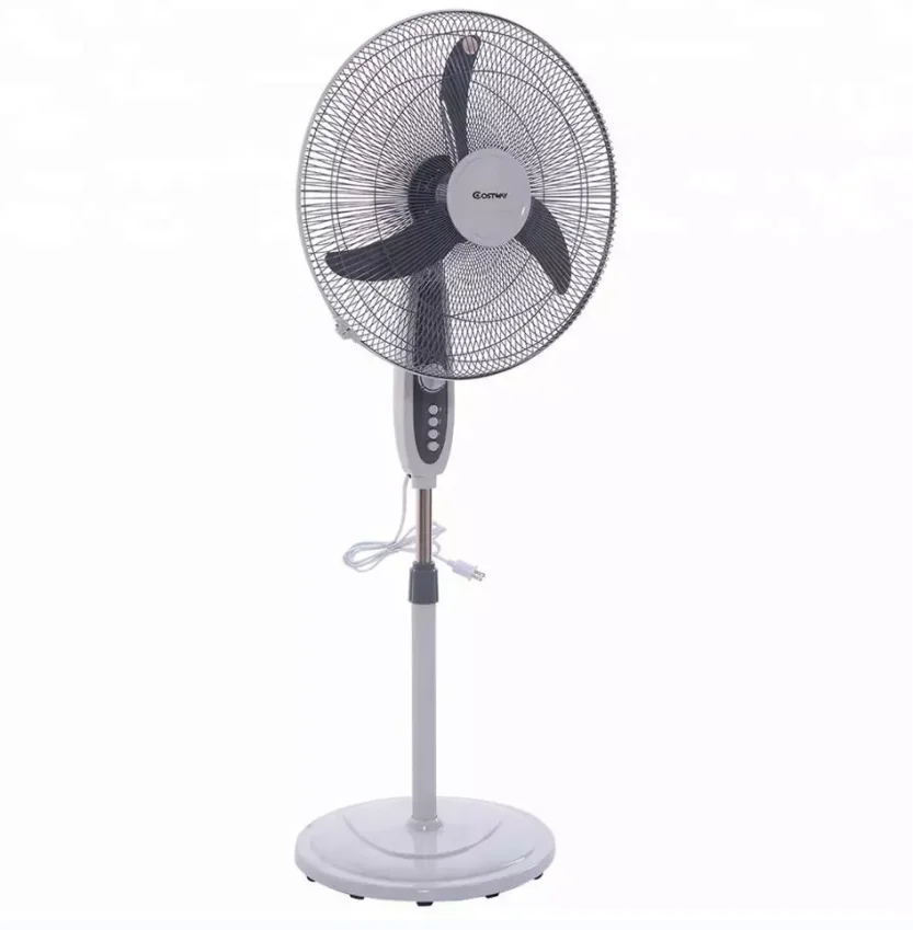 18 inch rechargeable stand household 12v dc energy electric power standing solar fan with solar And Solar ABS Glade Ceiling Fan