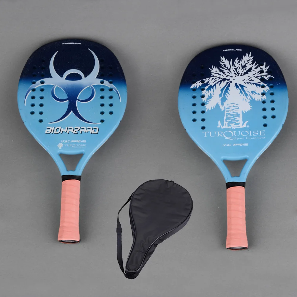 Outdoor garden family party double-faced tennis racket carbon quicksand beach tennis rackets