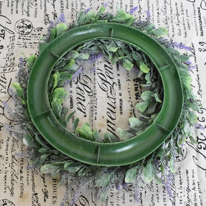 Wedding Home Decorative Door Wreath Artificial Flower Lavender Wreaths For Sale