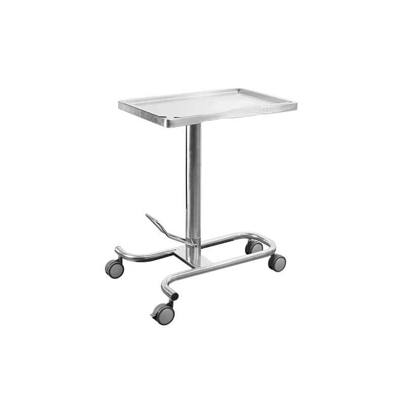 Hospital Medical Ce Mayo Table Instrument Trolley Stands Height Adjustable Hydraulic