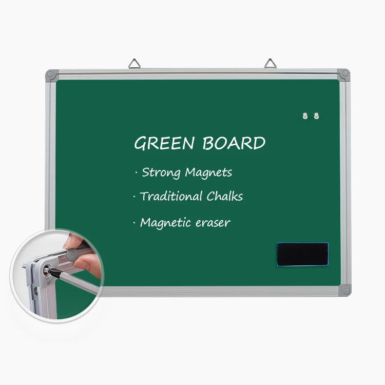 Magnetic Aluminum Frame Chalk Board Blackboard Green Board For Student Drawing Writing