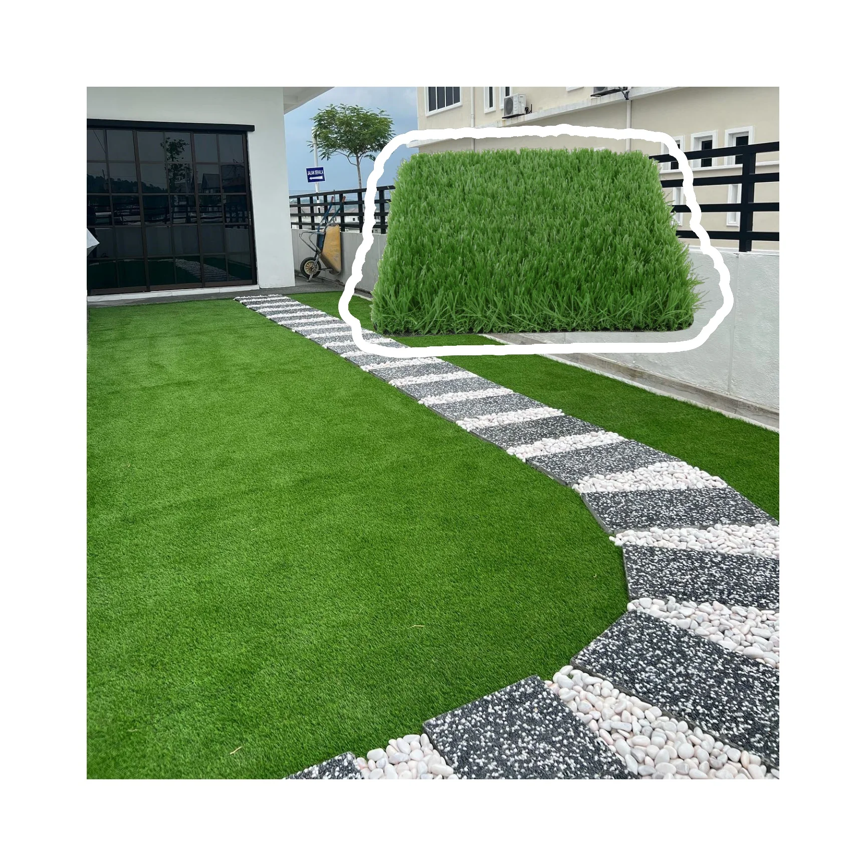 Add A Touch Of Softness And Realism To Your Space With Our Eco-Friendly Artificial Grass - Perfect For All-Year Round Use