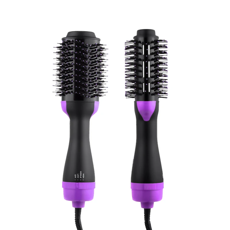 Vkk New Arrival One Step Hot Air Brush Hair Dryer Comb Volumizer Electric Hot Comb with Dryer