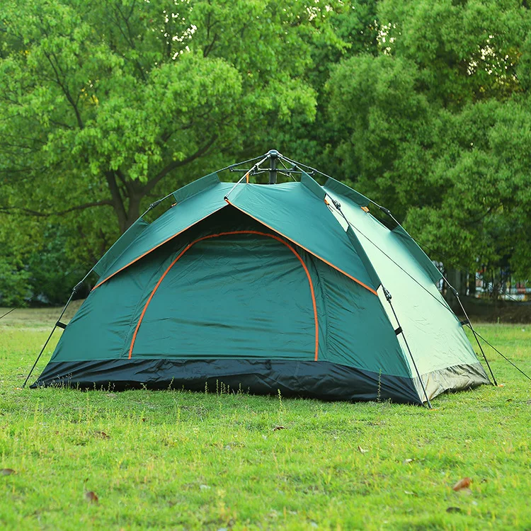 Camping Tents Outdoor Waterproof For 2 3 4 Person Tourist Tent For Hiking & Dressing & Locker Room