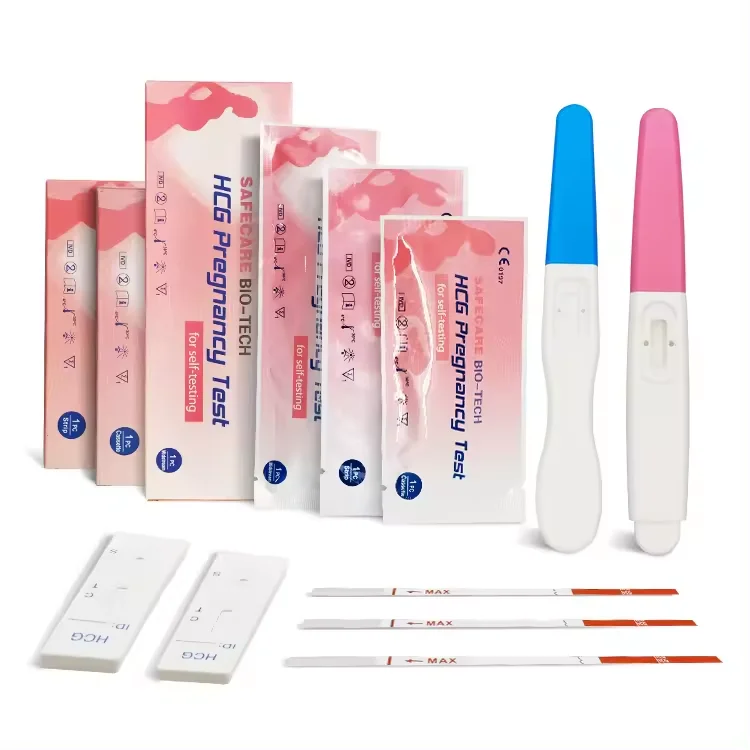 Home Use Hcg Kit/Urine Pregnancy Test Kit Of Strip/Cassette/Midstream