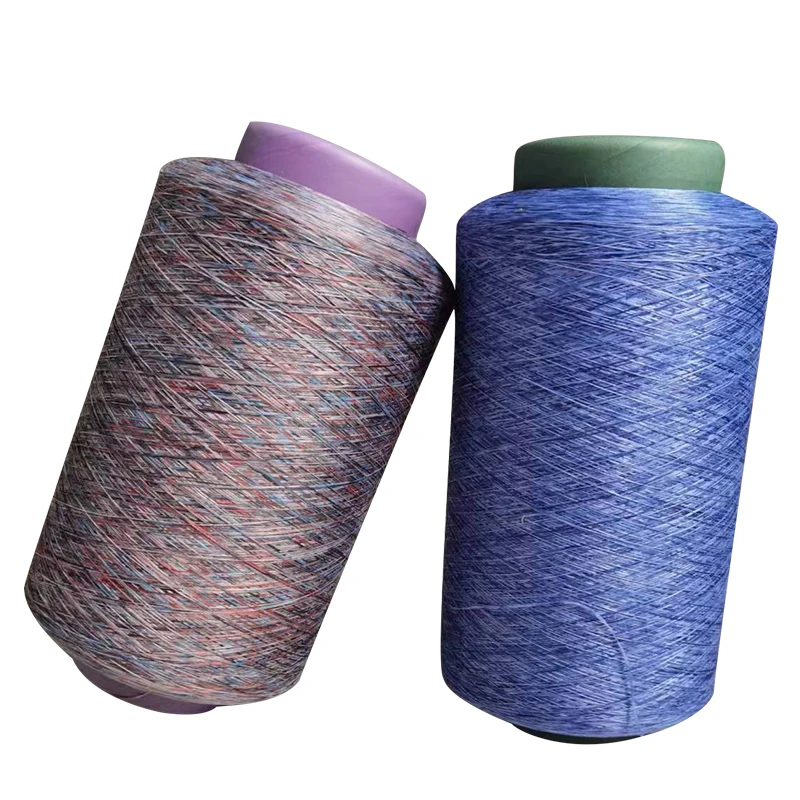 Wholesale 75D/72F polyester space dyed rainbow yarn for yoga garment