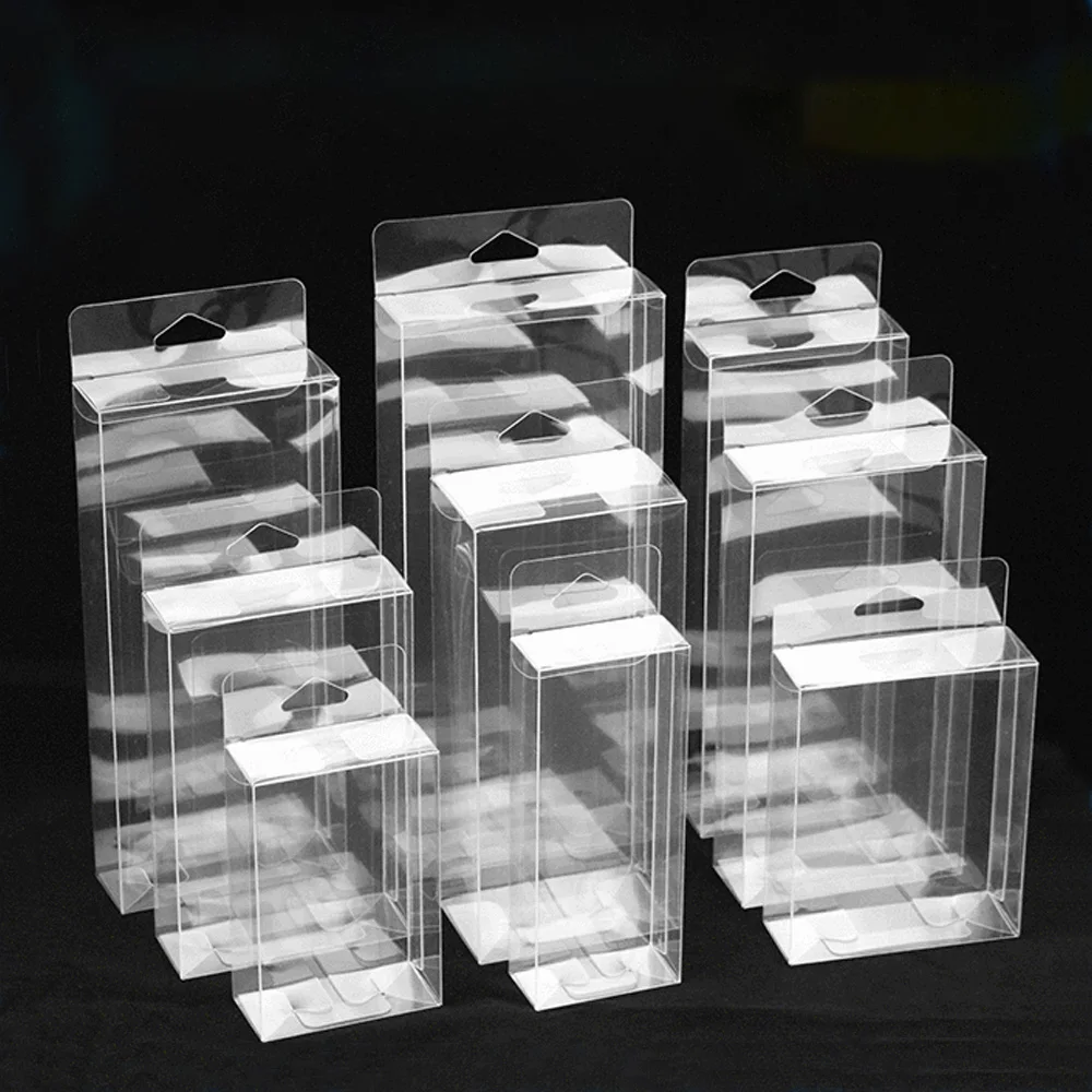 OEM Customize Gift Box Transparent Folding Box PVC PET Plastic Acetate Clear Packaging Box