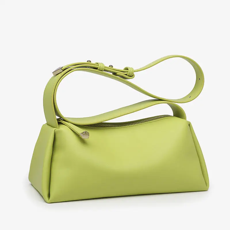 Customize Logo New Fashionable Ladies Shoulder Bag Women Underarm Bag Soft Vegan Leather Women Guangzhou Handbag