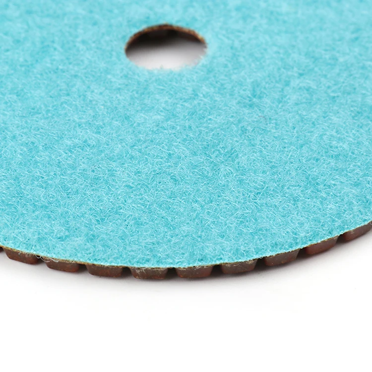 Manufacturer Price diamond floor grinding plate 5 inch marble polishing pads