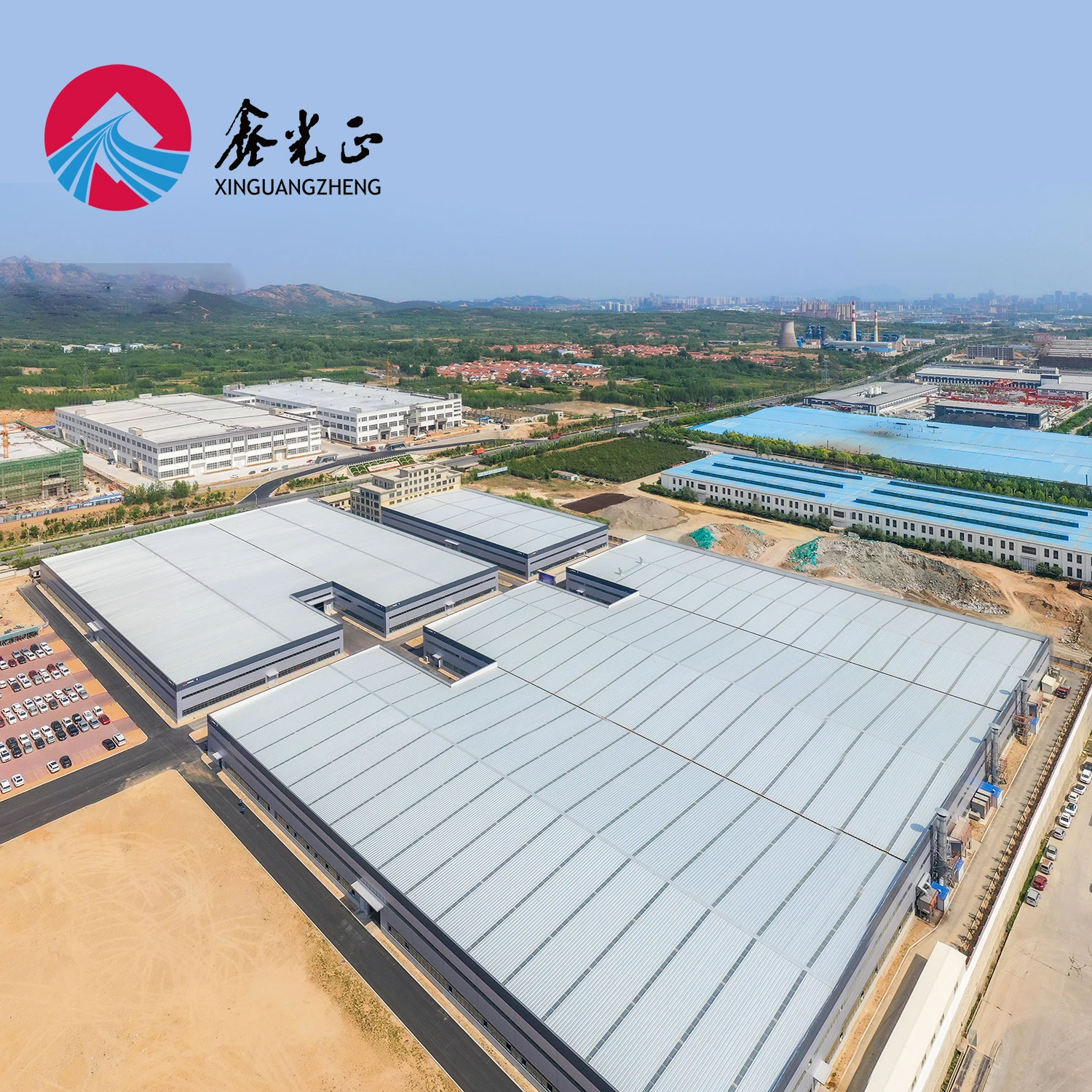 H beam frames steel structure workshop metal building prefab warehouse with prefabricated sandwich panel system