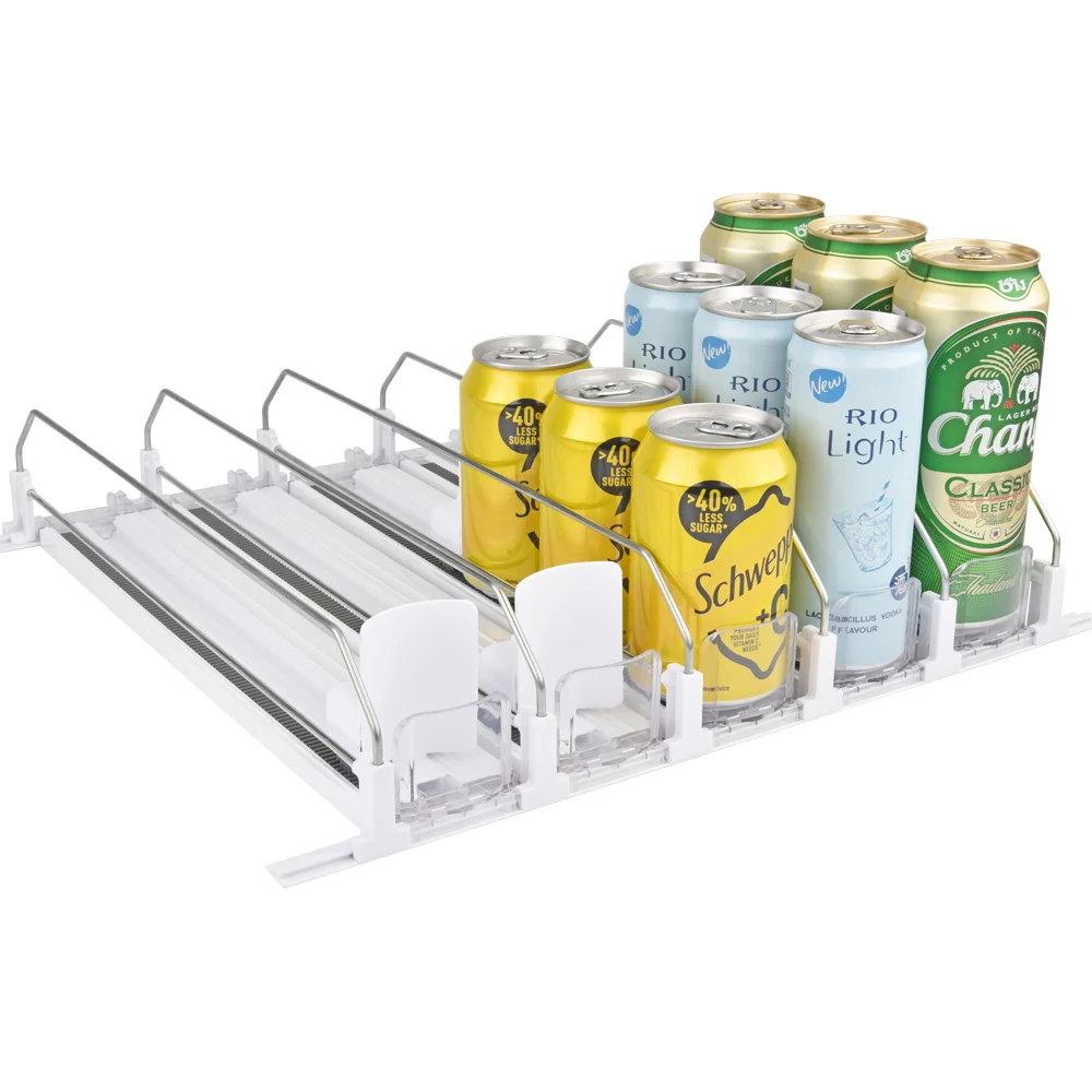 Freeze Spring Loaded Slow Motion Drink Pusher Glide Display for Supermarket Supplies