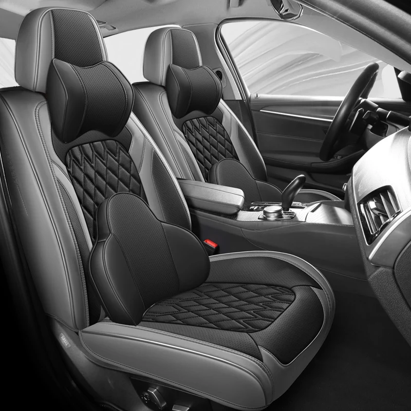 car interior accessories luxury wellfit leather universal car seat covers for mercedes benz bmw audi tesla toyota honda kia